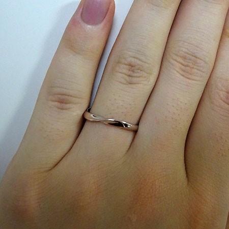 ピンクゴールドk10 ペアリング ダイヤモンド 結婚指輪 マリッジリング 2本セット K10pg 