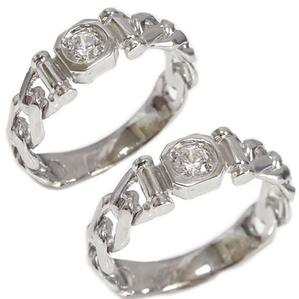 結婚指輪 マリッジリング プラチナ900 ダイヤモンド ペアリング 2本セット Pt900 ブライダル