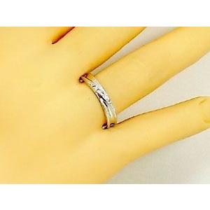 ダイヤモンド ホワイトゴールド ペアリング 結婚指輪 マリッジリング ペア 2本セット K18wg 指輪 ダイヤ 0.02ct ペアアクセサリー