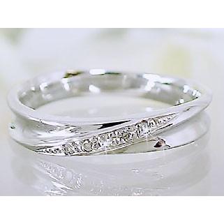 シルバー ペアリング 結婚指輪 マリッジリング 2本セット 天然 ダイヤモンド 0.02ct SV925 ストレート カップル|ma38b|02