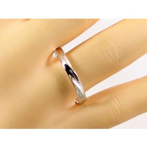 ダイヤモンド ピンクゴールド ホワイトゴールド ペアリング 結婚指輪 マリッジリング 2本セット K10 ダイヤ 0.01ct|ma38b|03