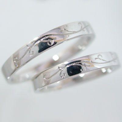 プラチナ 結婚指輪 ペアリング マリッジリング ペア 2本セット Pt900 指輪