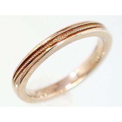 【公式】 ピンクゴールド 結婚指輪 ペアリング マリッジリング ペア 2本セット K18 指輪 【TM1418674888】(50600円)