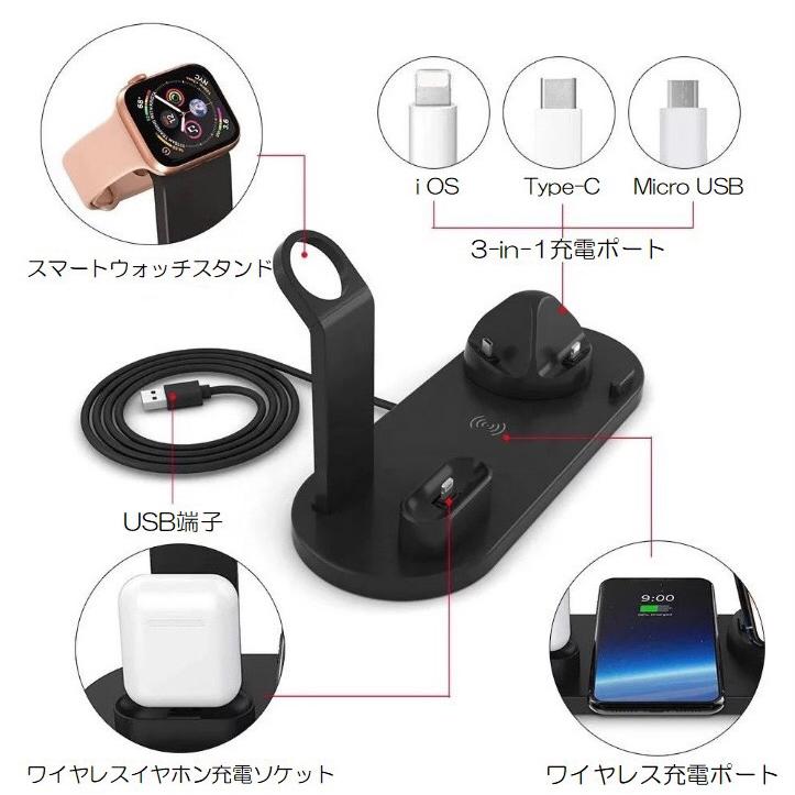 ワイヤレス充電器 スタンド型 iPhone Android 対応 おしゃれ おすすめ