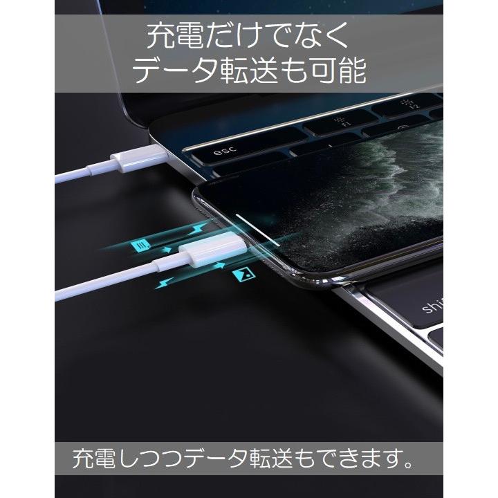 iPhone ライトニングケーブル＆コンセントセット 1m Type-C対応 充電器 急速充電 高耐久 データ転送 安い 家庭 出張 旅行用 lightning cable iPad Android 対応 | ブランド登録なし | 05