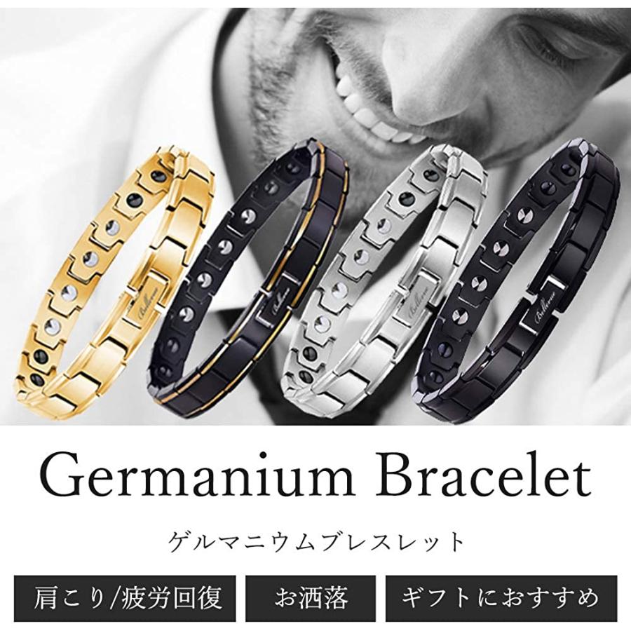 DeanOlsen ゲルマニウム ブレスレットメンズ ステンレス 磁気 DeanOlsen ゲルマニウム ブレスレットメンズ ステンレス 磁気