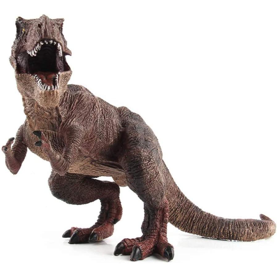 SanDoll 「ティラノサウルス」恐竜 フィギュア リアル 模型 ジュラ紀 30cm級  迫力 肉食 子供玩具  恐竜おもちゃ 褐色タイプ｜maanext｜03