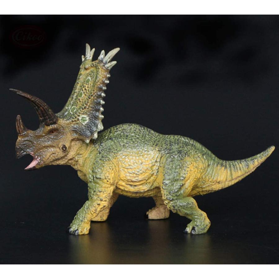 SanDoll ペンタケラトプス 恐竜 フィギュア リアル 模型 ジュラ紀 爬虫類 迫力 肉食 子供玩具｜maanext｜08