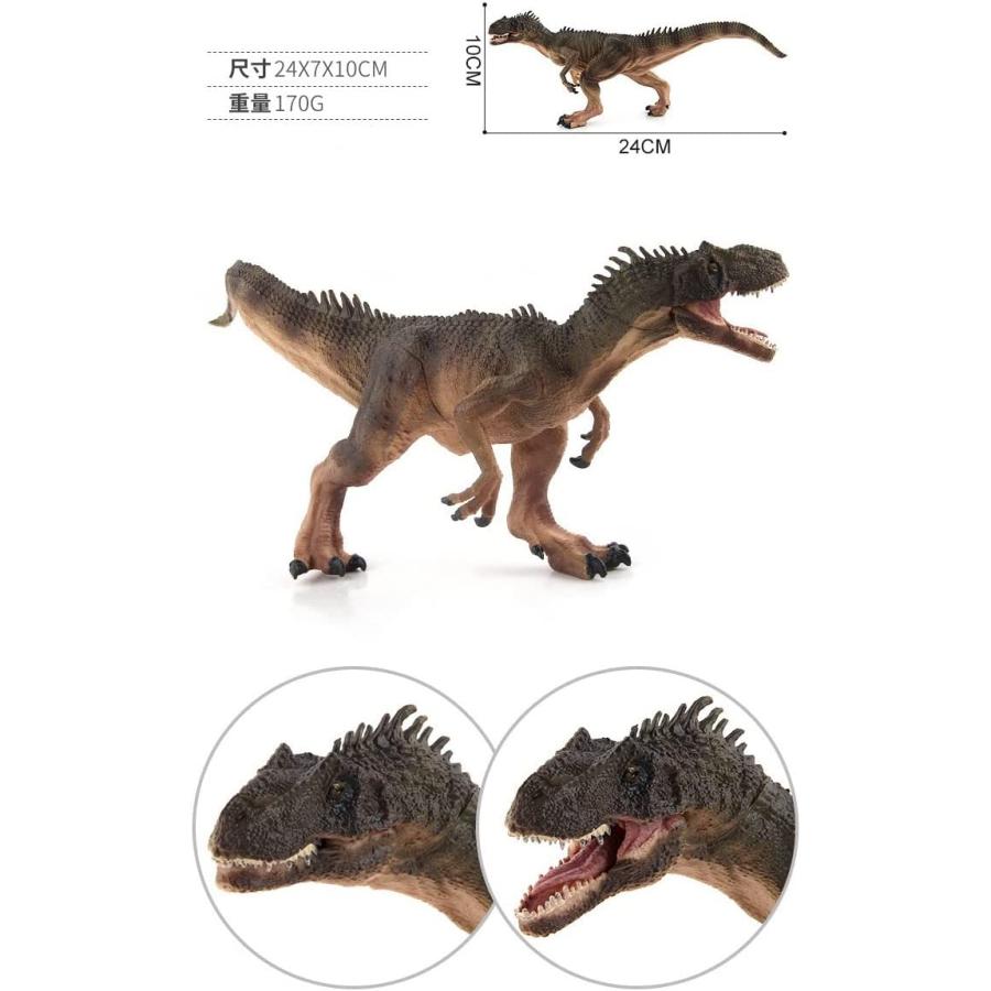 SanDoll 恐竜 アロサウルス フィギュア リアル 模型 ジュラ紀 爬虫類