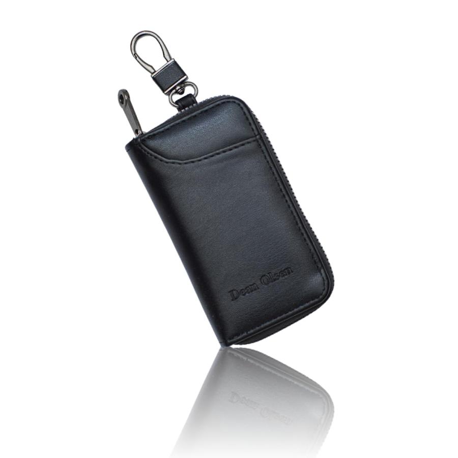 キーケース メンズ レディース スマートキーケース ギフトケース付き 6連フック カラビナ カード入れ プレゼント | 