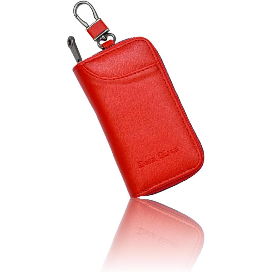 キーケース メンズ レディース スマートキーケース ギフトケース付き 6連フック カラビナ カード入れ プレゼント | 