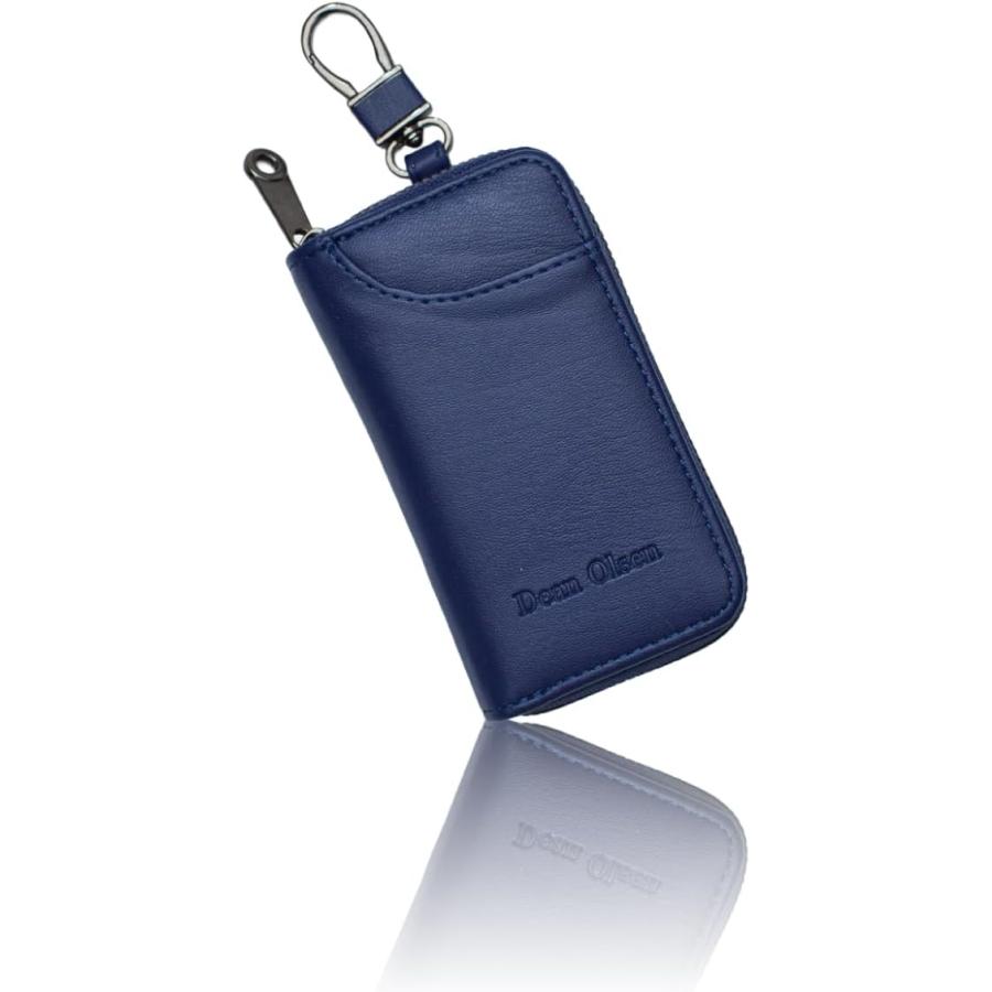 キーケース メンズ レディース スマートキーケース ギフトケース付き 6連フック カラビナ カード入れ プレゼント | 