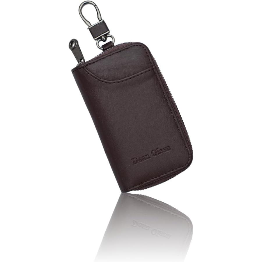 キーケース メンズ レディース スマートキーケース ギフトケース付き 6連フック カラビナ カード入れ プレゼント | 