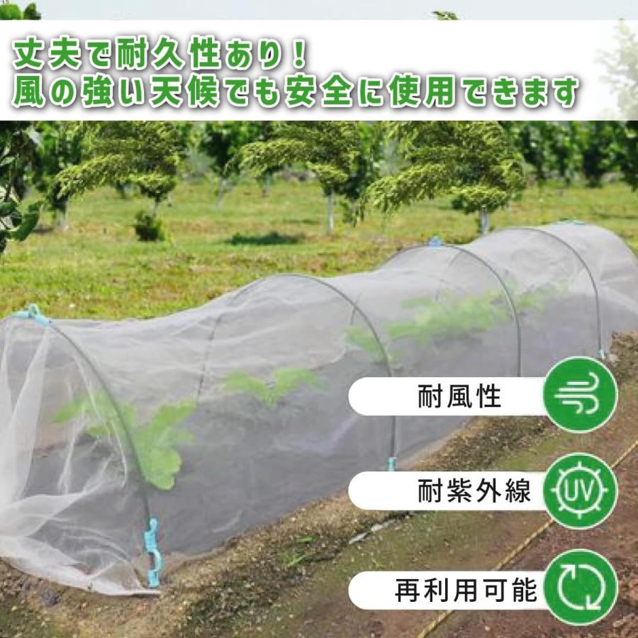 防虫ネット 防鳥ネット 園芸用ネット サイズ多数あり フリーカット素材 透光性90% 水やり可能 1ｍｍ目合 家庭菜園 畑 園芸 農業資材 虫除けネット (3ｍ×3ｍ) |  | 01