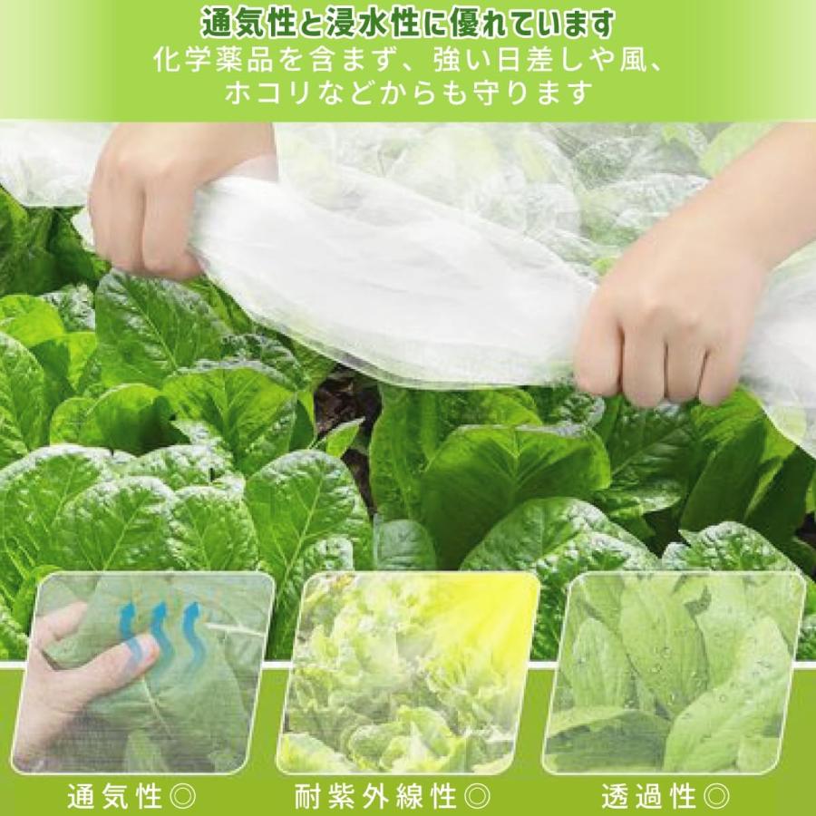 防虫ネット 防鳥ネット 園芸用ネット サイズ多数あり フリーカット素材 透光性90% 水やり可能 1ｍｍ目合 家庭菜園 畑 園芸 農業資材 虫除けネット (3ｍ×3ｍ) |  | 05