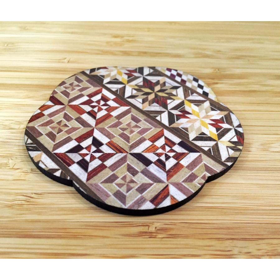 箱根寄木細工のコースター 小寄木柄 : MA by So Shi Te - 通販 - Yahoo