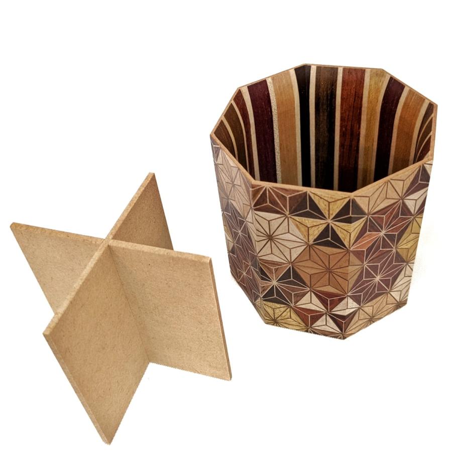 箱根寄木細工の八角のペン立て : MA by So Shi Te - 通販 - Yahoo