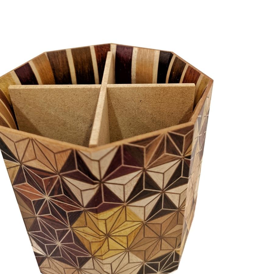 箱根寄木細工の八角のペン立て : MA by So Shi Te - 通販 - Yahoo