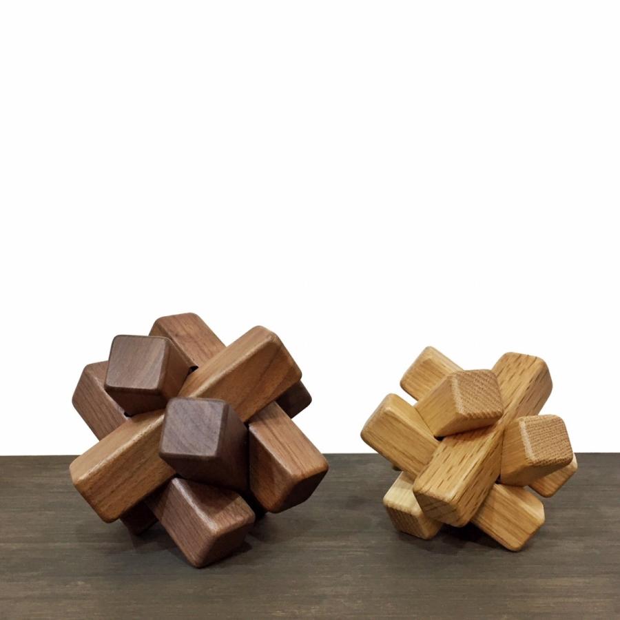 組木立体パズル 6本組 ナラ材 131 5 2 Ma By So Shi Te 通販 Yahoo ショッピング