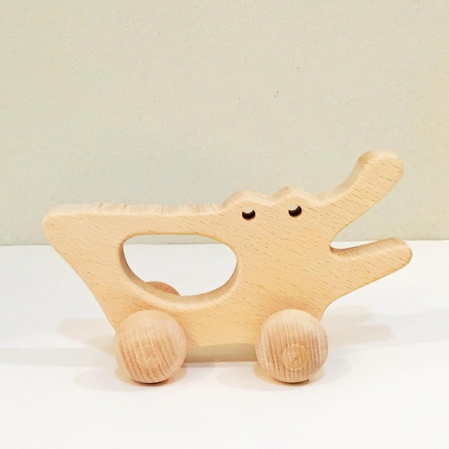 木のおもちゃ にぎり車 ワニ 137 1 5 Ma By So Shi Te 通販 Yahoo ショッピング