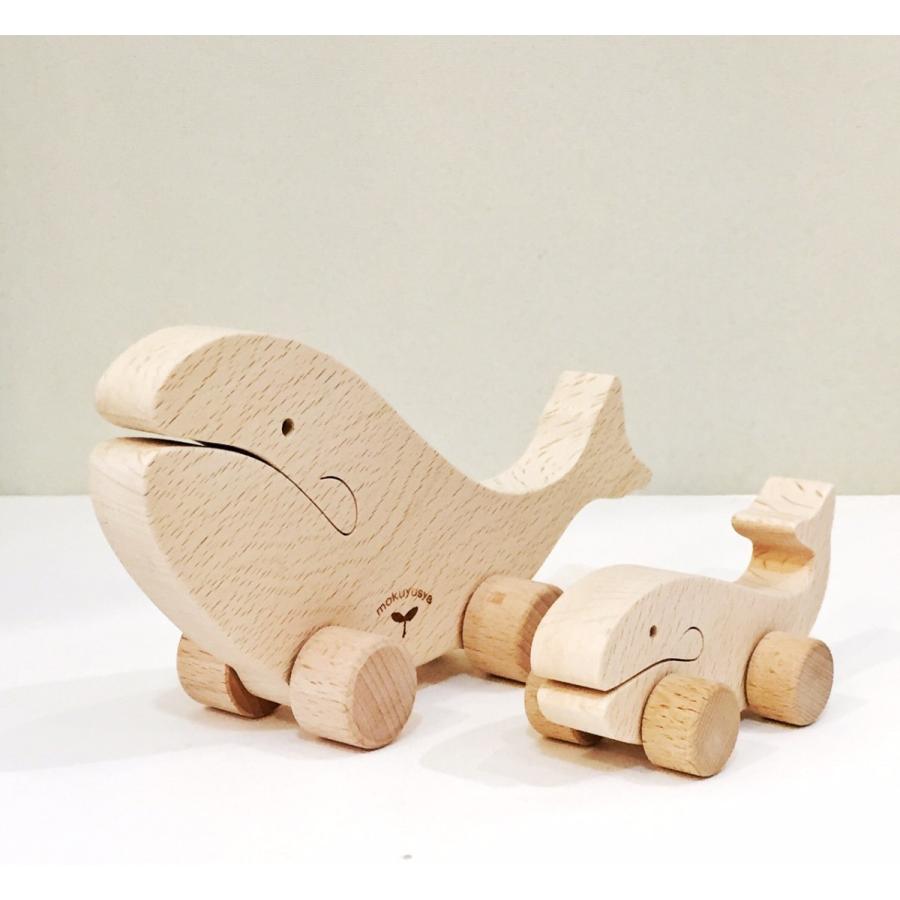 木のおもちゃ 親子車 くじら 137 15 Ma By So Shi Te 通販 Yahoo ショッピング