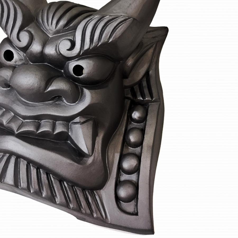 鬼瓦 壁掛け面 25cm幅 : MA by So Shi Te - 通販 - Yahoo 鬼瓦 壁掛け面 25cm幅 : MA by So Shi Te - 通販 - Yahoo