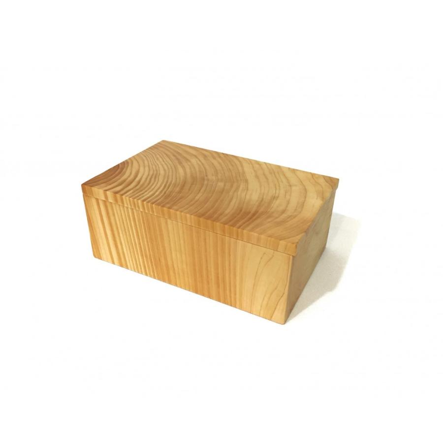 媛ひのき くりぬき弁当箱 年輪 M サイズ 角あり 媛ひのき くり抜き弁当箱 「年輪」 M - 角あり LINKWOODDESIGN