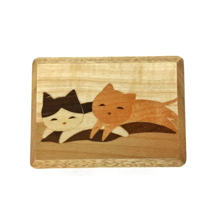 木象嵌 猫の小箱 2匹 : MA by So Shi Te - 通販 - Yahoo!ショッピング