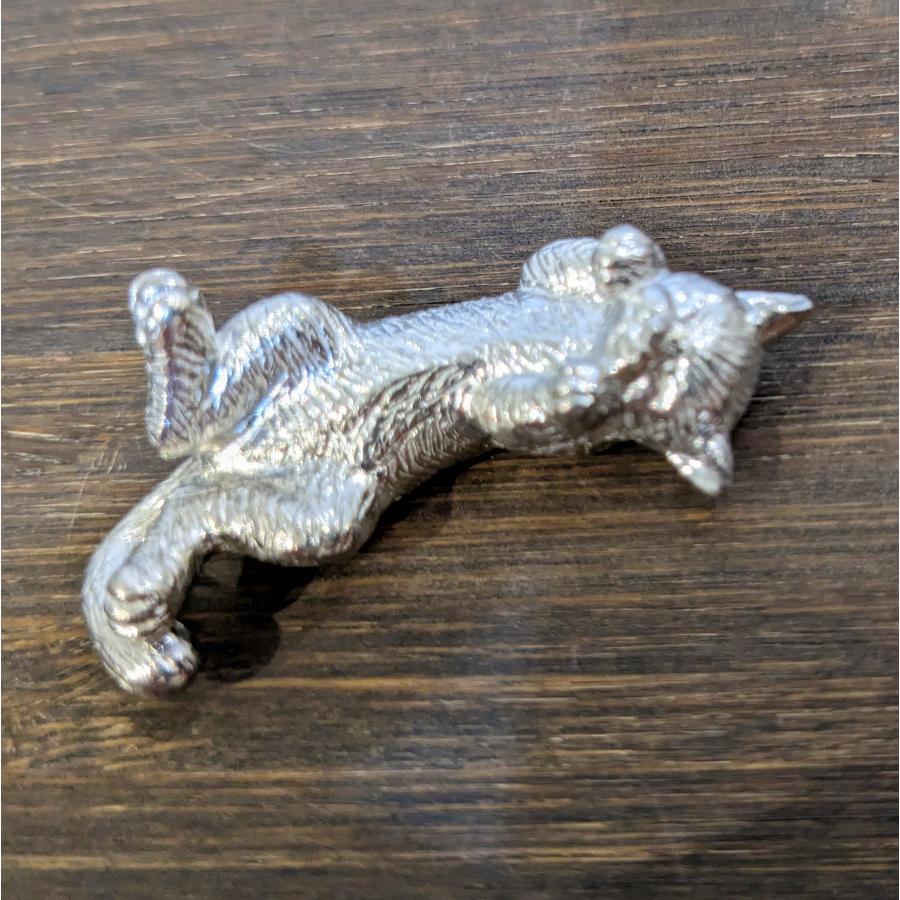 ❇新品未使用❇ アトリエ Y 猫の置物 箸置き メタルアート 錫　5点セット ❇新品未使用❇ アトリエ Y 猫の置物 箸置き メタルアート 錫 5