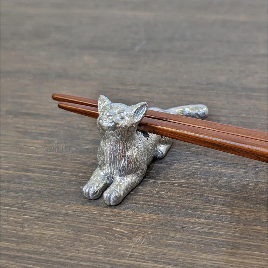 太田祐輔 スフィンクスねこ 錫製箸置き アトリエy : MA by So Shi Te
