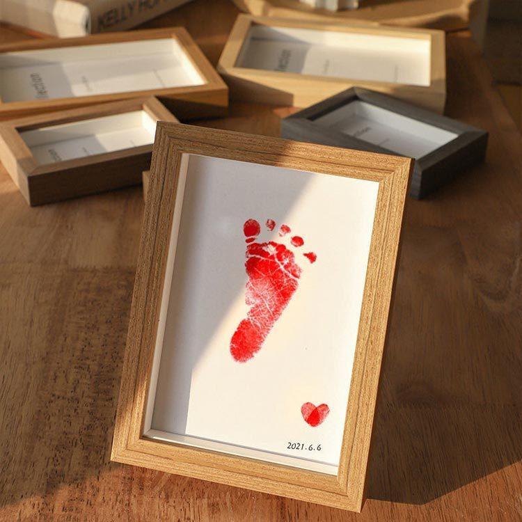 赤ちゃん スタンプ インク 手形 足型  手型  記念 安全 写真 アート