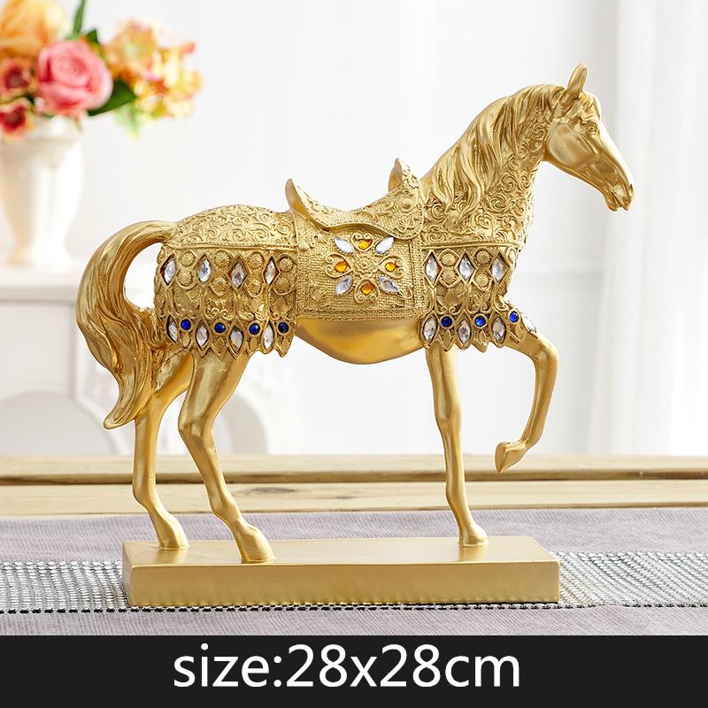 馬の置物 インテリア オーナメント オブジェ 置物 小物 装飾 リビングルーム 馬 雑貨 現代アート 動物