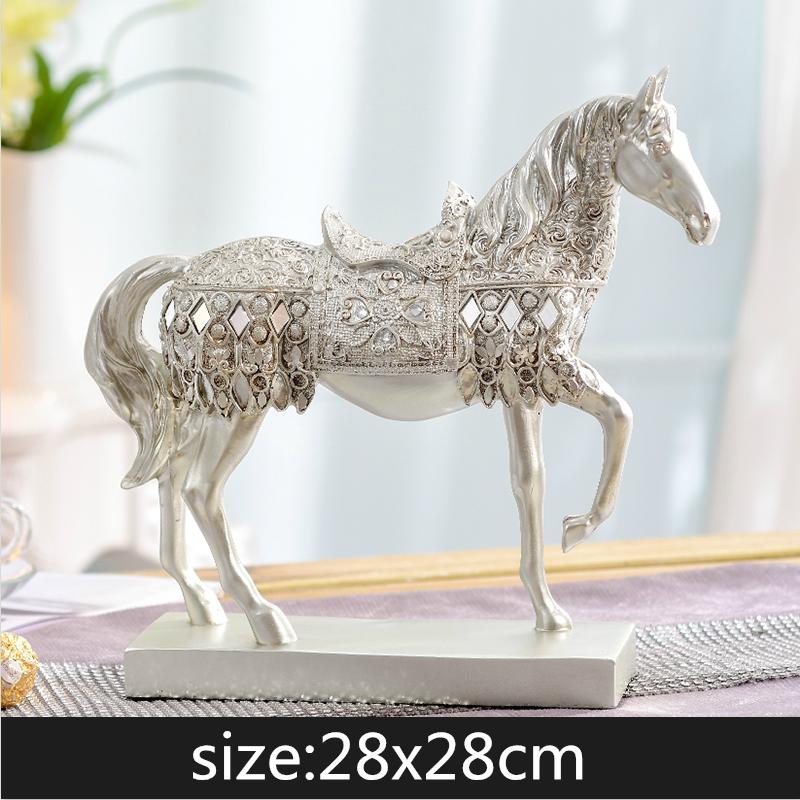 馬の置物 インテリア オーナメント オブジェ 置物 小物 装飾 リビングルーム 馬 雑貨 現代アート 動物