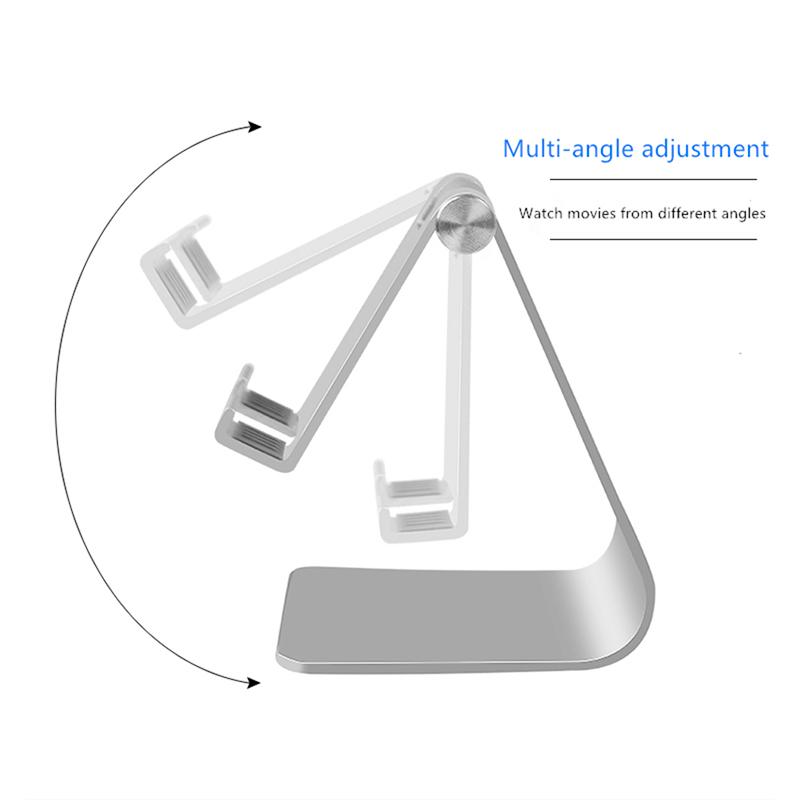 スマホスタンド 卓上用 タブレットスタンド アルミ製 角度調整 頑丈 スマホ全機種対応｜mabikara｜07