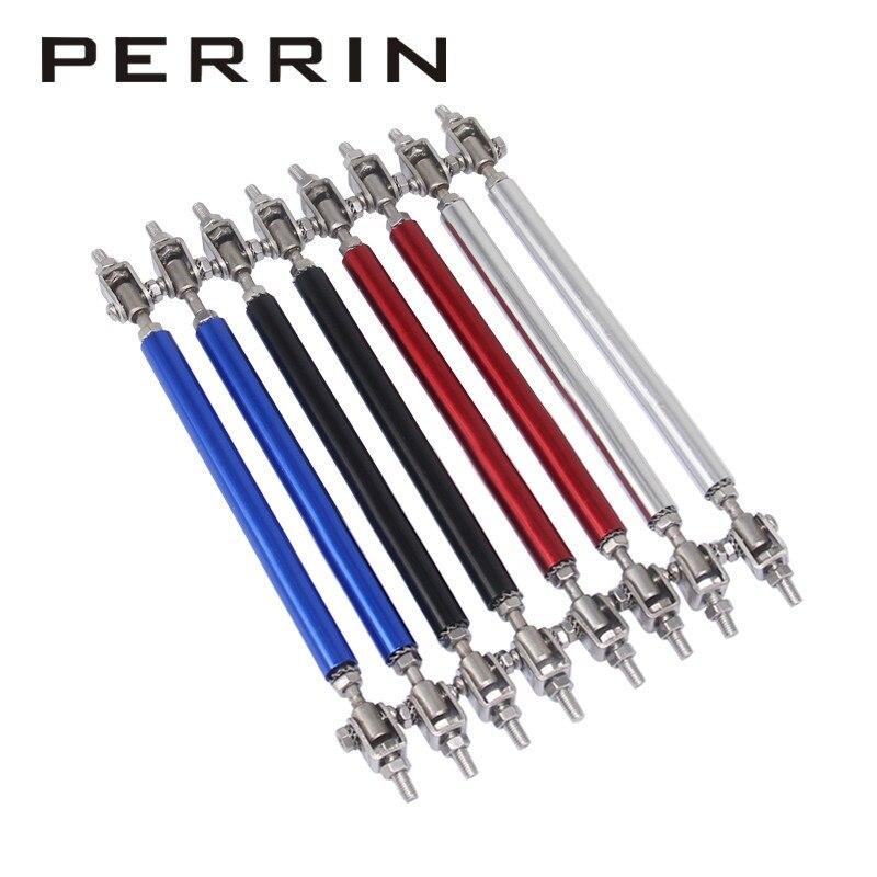 スプリッターロッド ユニバーサル アジャスタブル 75MM レーシング フロント バンパー リップ ストラット タイ バー サポート キット