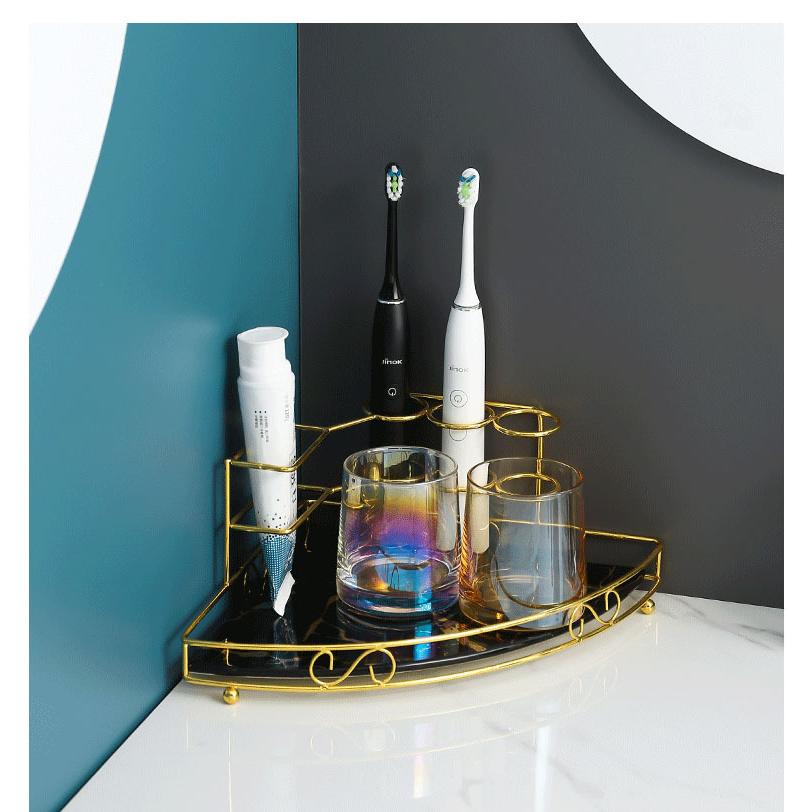 100 本物特価 歯ブラシホルダー コーナーラック 洗面台 収納ボックス オーガナイザー オーガナイザー スタンド 歯ブラシ立て スタンド おしゃれ Tb46 マビカラ 店 激安卸売り