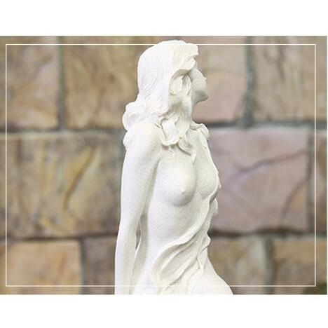 オブジェ 幸運の女神 座る女神 大理石風像 風水 VENUS ヴィーナス