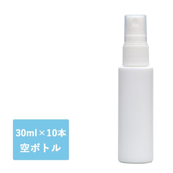 即納最大半額 定形外 遮光スプレーボトル 30ml 10本セット フィンガータイプ アルコール対応 次亜塩素酸水 遮光スプレー 霧吹き 詰替え容器 携帯用 希望者のみラッピング無料
