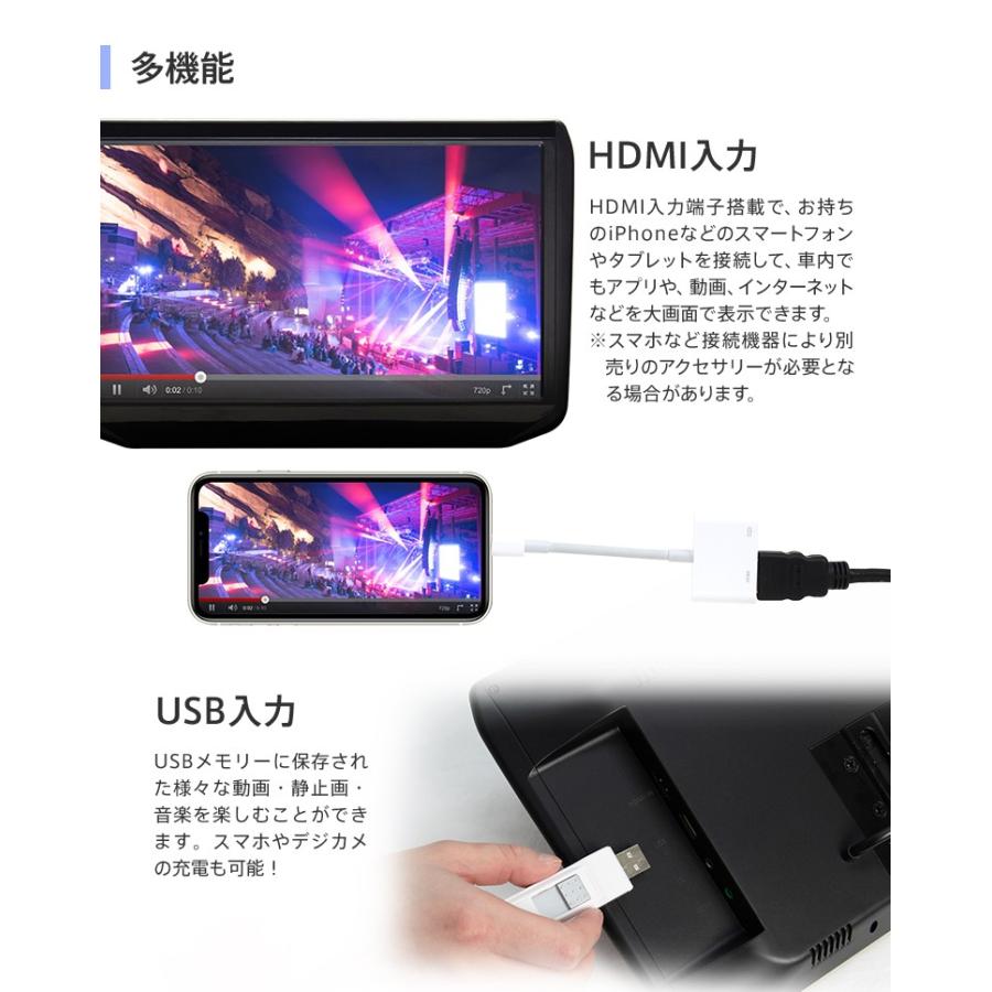 11.6インチ リアモニター HDMI 取り付け場所自由 選べる4種の 11.6インチ リアモニター HDMI 取り付け場所自由 選べる4種の