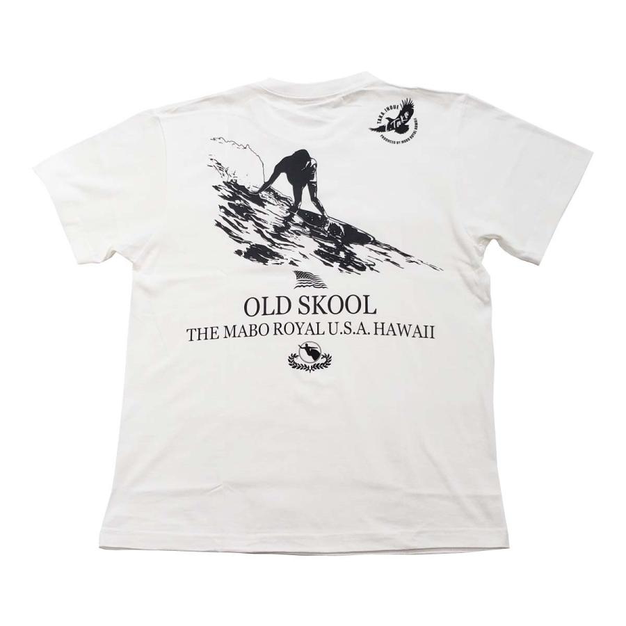 MABOROYAL - TAKA INOUE コラボTシャツ MT-T6 ホワイト／ネイビー |  | 01