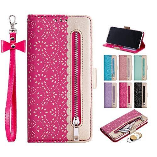 Iphone12 ケース 手帳型 ストラップ付き Fasy Iphone 12pro ケース カバー可愛い 大人女子 小銭 カード コイン入れ ローズ メイビーストアyahoo 店 通販 Yahoo ショッピング