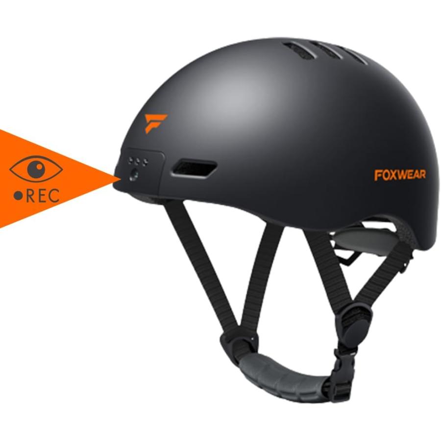 FOXWEAR 自転車 ヘルメット ドライブレコーダー内蔵 大人用 FOXWEAR 自転車 ヘルメット ドライブレコーダー内蔵 大人用