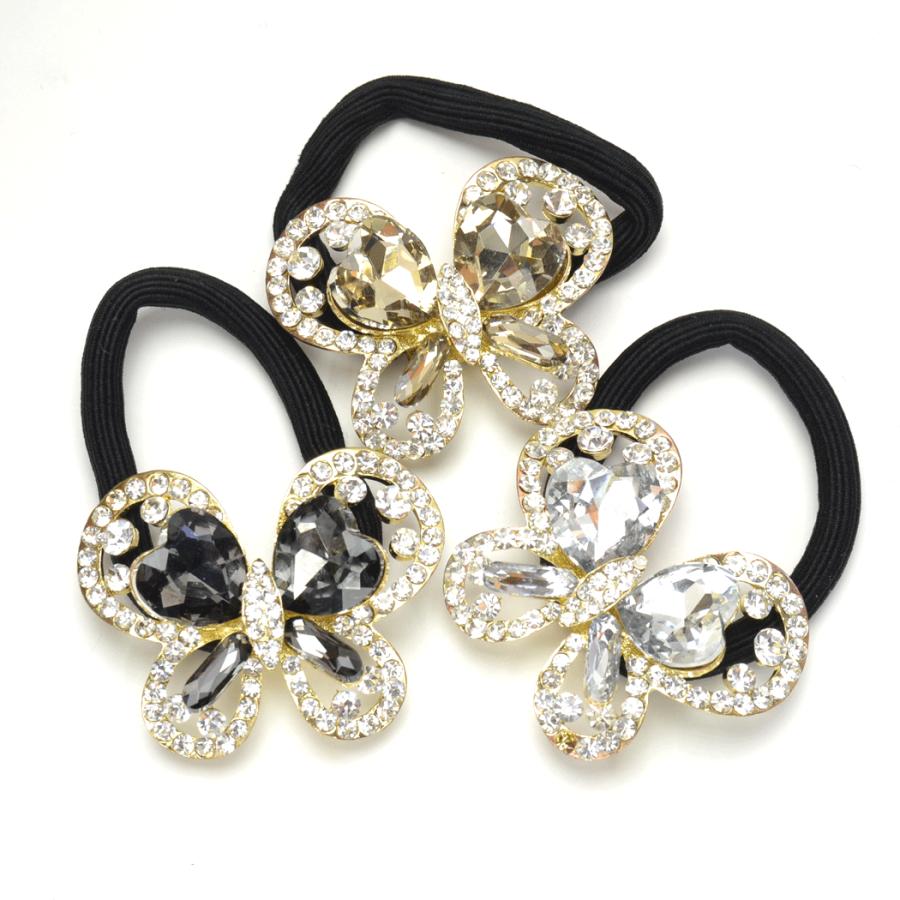 ヘアアクセサリー 可愛いヘアゴム ゴージャス キラキラ Bigバタフライ 蝶 ビジュー P30 Shg90 A P30 Sha90 アクセサリーキララ 通販 Yahoo ショッピング