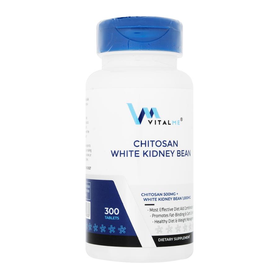 【正規品】キトサンホワイトキドニービーン [300錠×1本(60日分)] バイタルミー VitalMe Chitosan White Kidney Bean 300tabs |  | 01