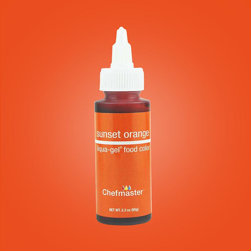 シェフマスター リクアゲル サンセットオレンジ 2.3oz (65g) Chefmaster LIQUA-GEL Sunset Orange |  | 01