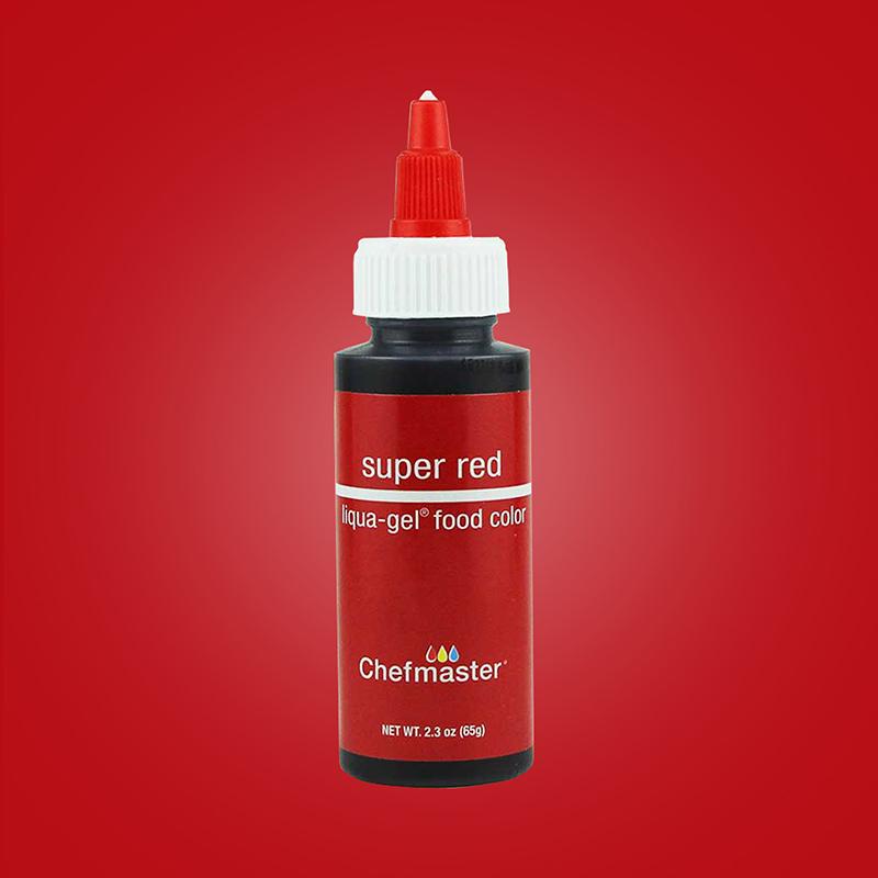 シェフマスター リクアゲル スーパーレッド 2.3oz (65g) Chefmaster LIQUA-GEL Super Red |  | 01