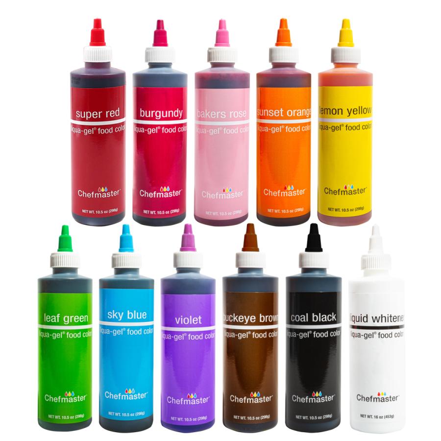 シェフマスター リクアゲル 10.5oz(298g)11色セット Chefmaster LIQUA-GEL 11color SET |  | 01
