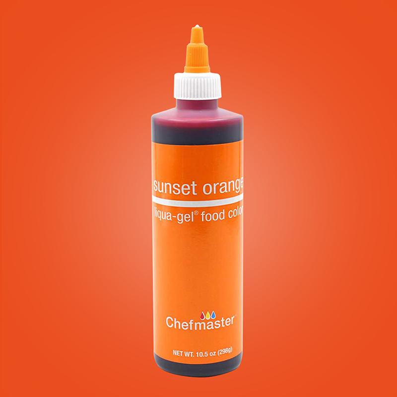 シェフマスター リクアゲル サンセットオレンジ 10.5oz (298g) Chefmaster LIQUA-GEL Sunset Orange |  | 01