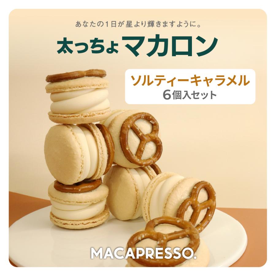 太っちょマカロン MACAPRESSO マカマニア ソルティーキャラメル 太っちょマカロン MACAPRESSO マカマニア ソルティーキャラメル