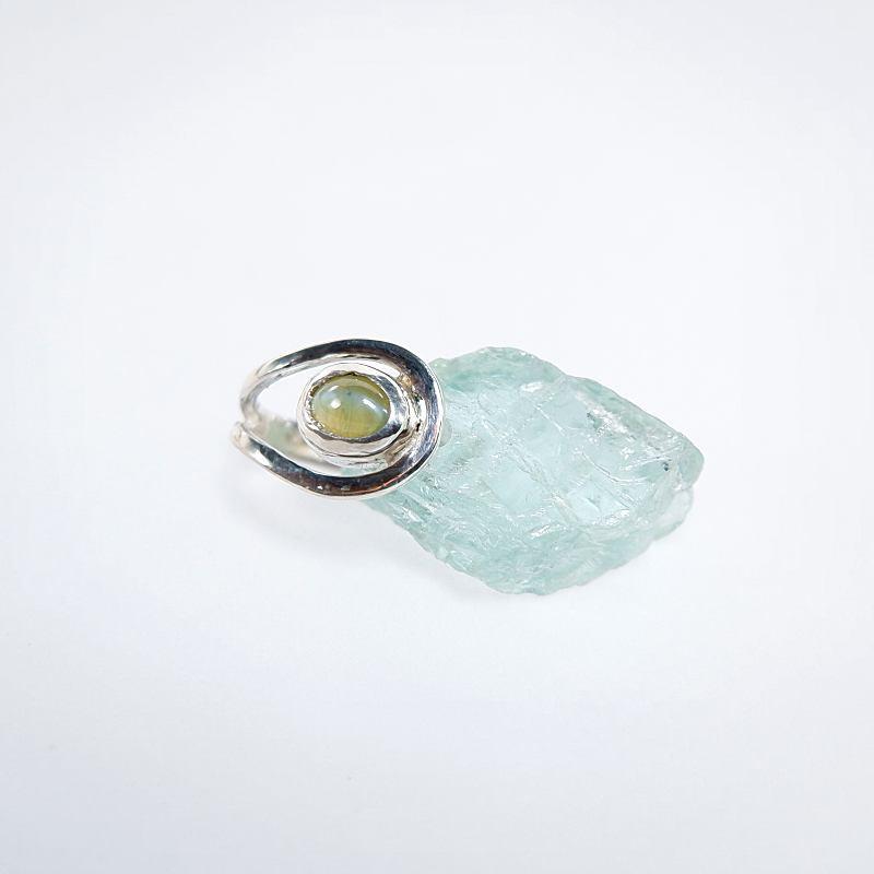 マダガスカル産　アクアマリン原石とクリソベリルのペンダント |  | 02